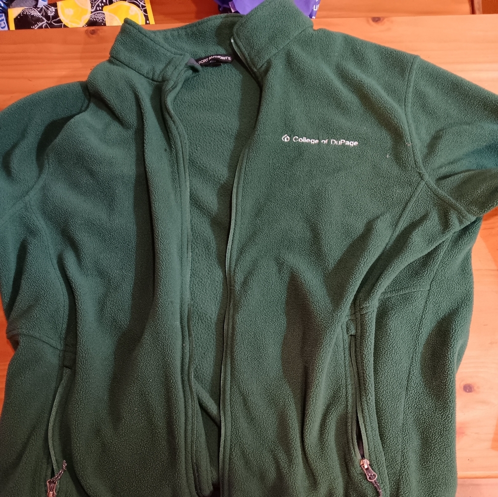 DuPage College fleece sweater